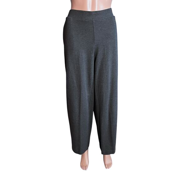 Pure Jill Ponte Knit Stretchy Pants Med Soft! Pima Cotton Workwear Minimalist - Picture 1 of 5